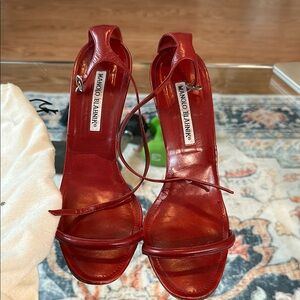 Manolo Blahnik Red Women's Shoes